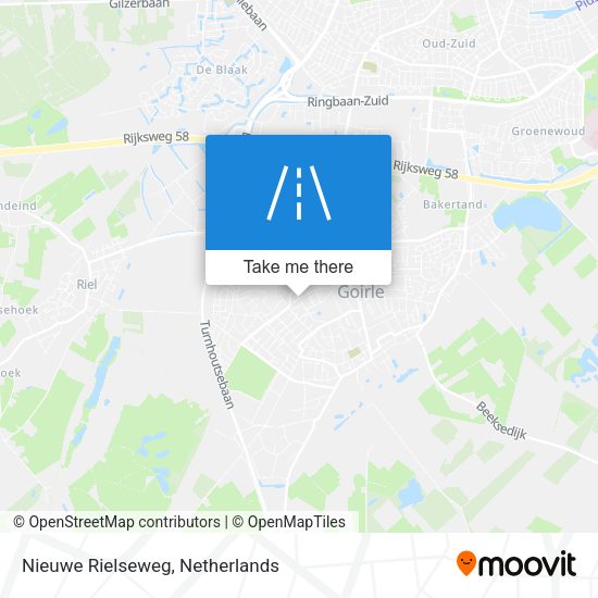 Nieuwe Rielseweg map