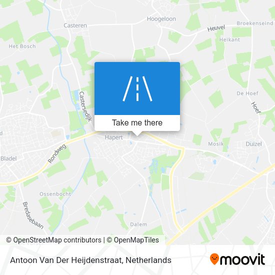 Antoon Van Der Heijdenstraat map