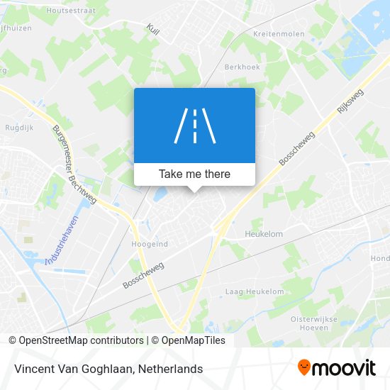 Vincent Van Goghlaan map