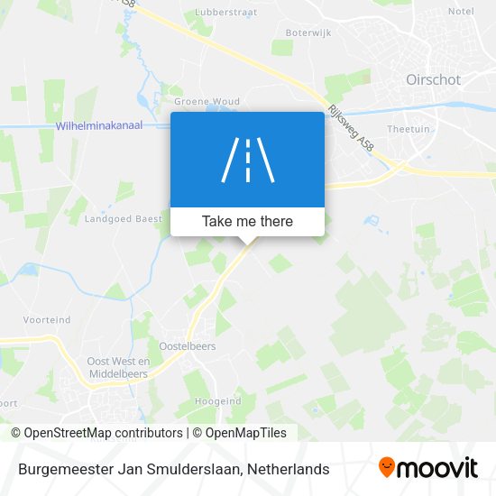 Burgemeester Jan Smulderslaan map