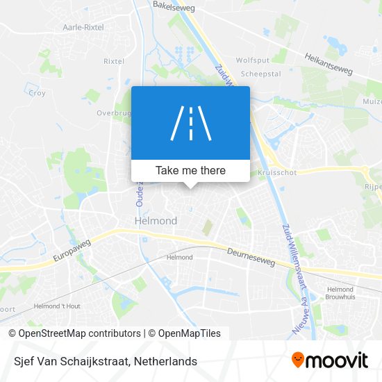 Sjef Van Schaijkstraat map