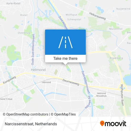 Narcissenstraat map