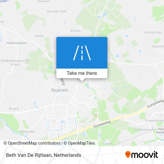Beth Van De Rijtlaan map