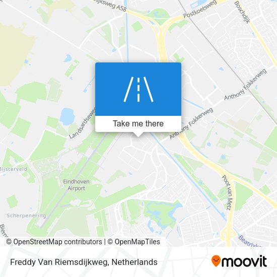Freddy Van Riemsdijkweg map