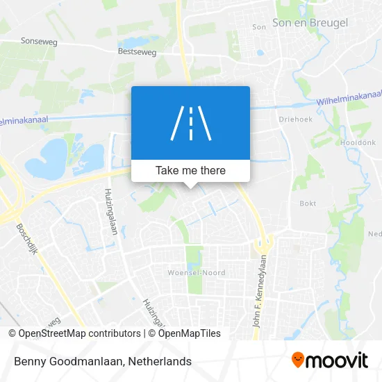 Benny Goodmanlaan map