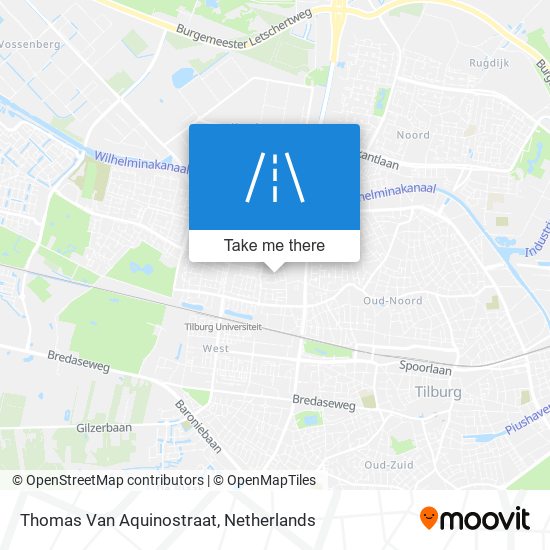 Thomas Van Aquinostraat map