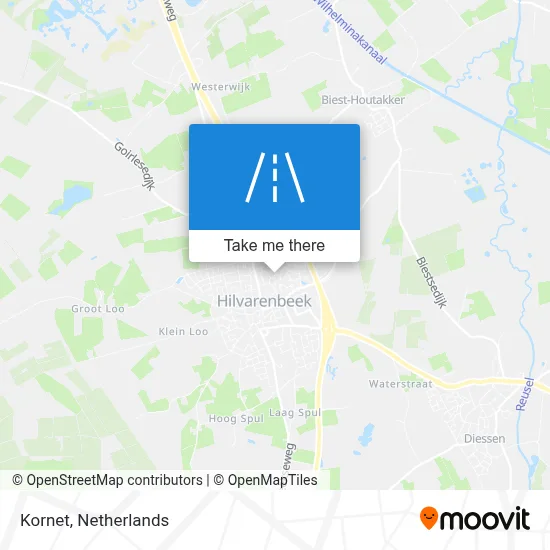 Kornet map