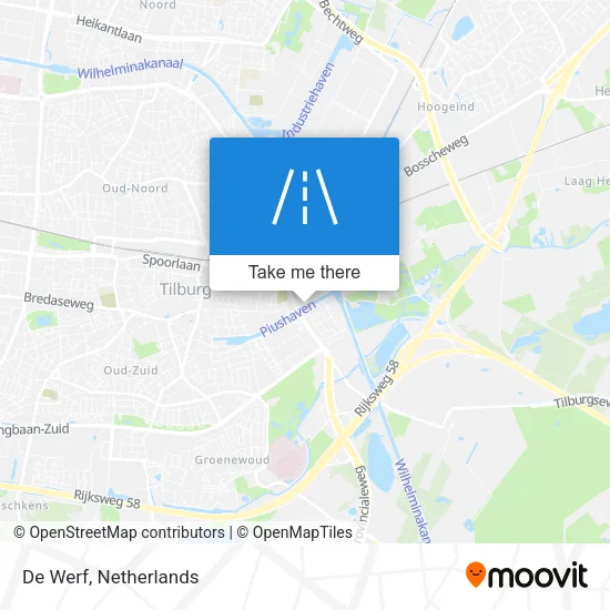 De Werf map