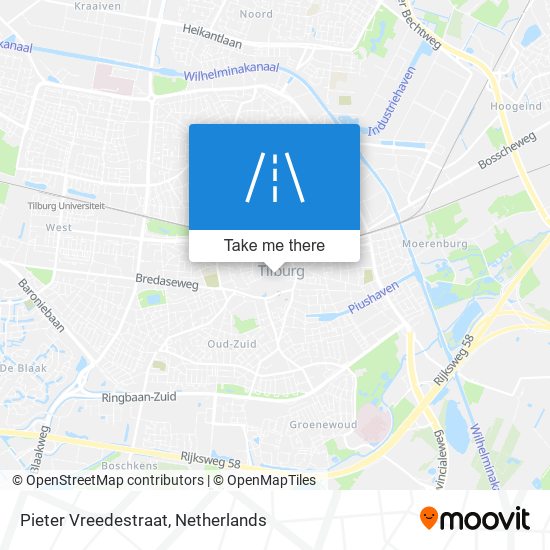 Pieter Vreedestraat map
