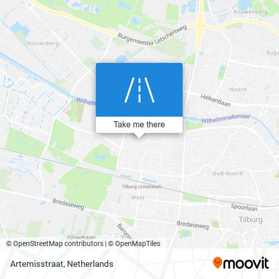 Artemisstraat map