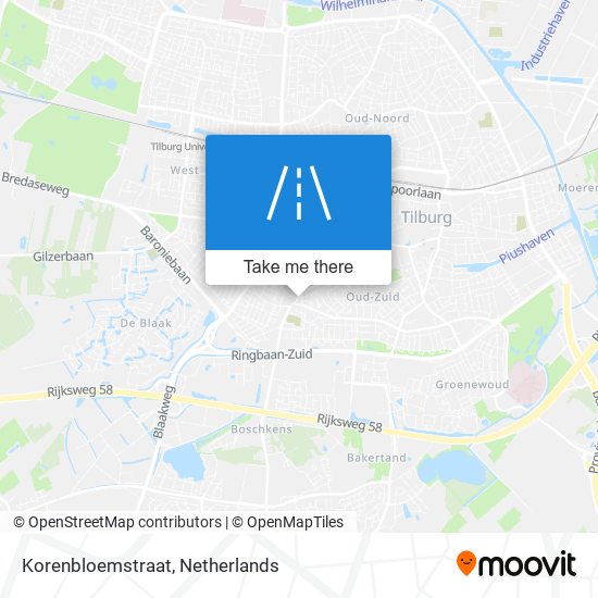 Korenbloemstraat map