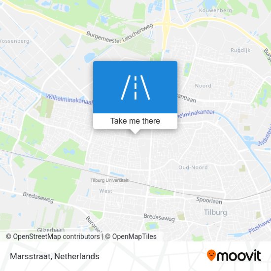 Marsstraat map