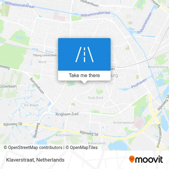 Klaverstraat map