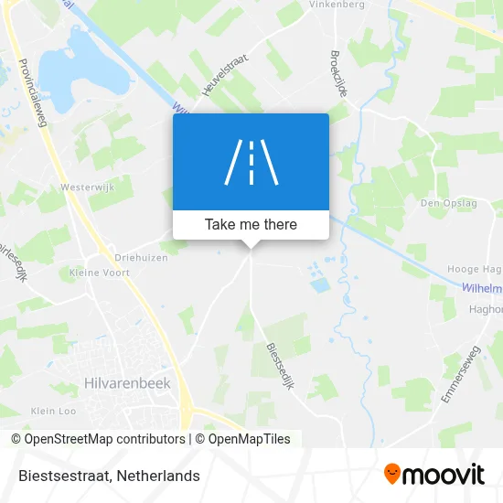 Biestsestraat map