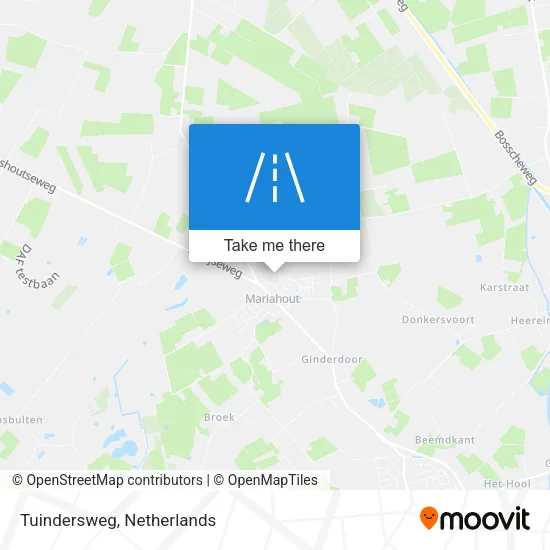 Tuindersweg map