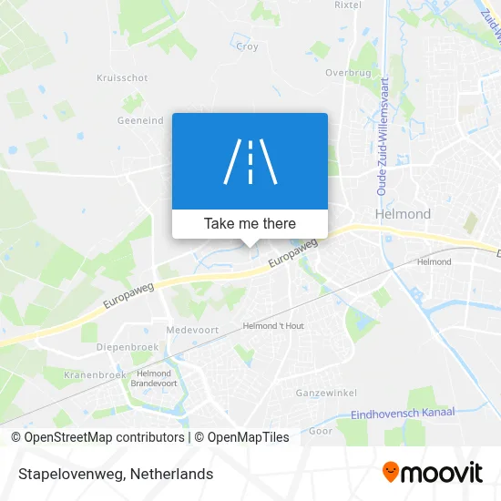 Stapelovenweg map