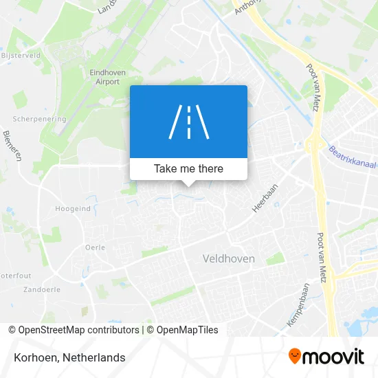 Korhoen map