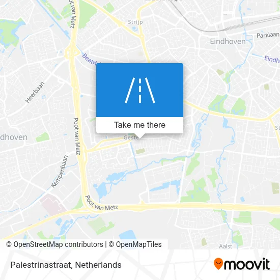 Palestrinastraat map