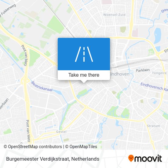 Burgemeester Verdijkstraat map