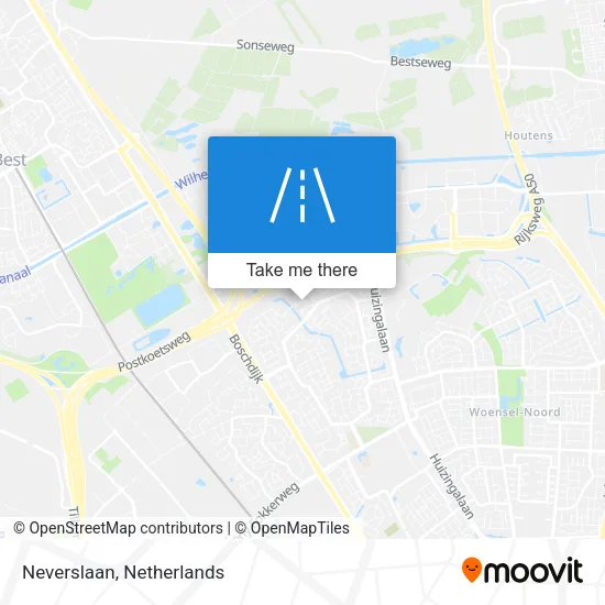 Neverslaan map