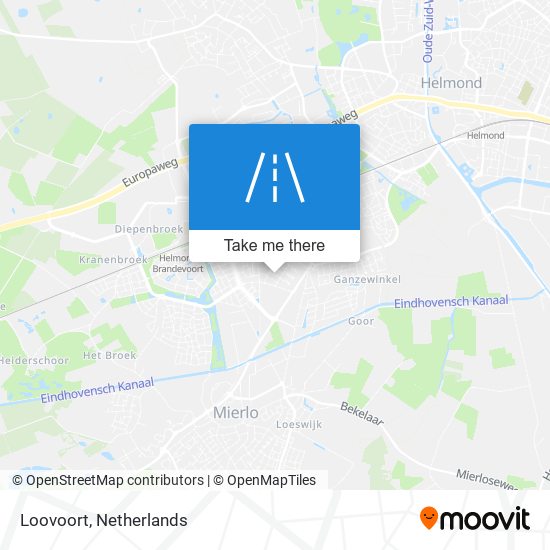 Loovoort map