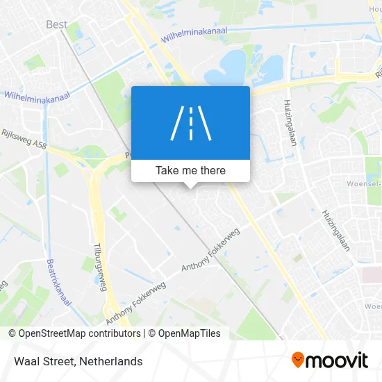 Waalstraat map