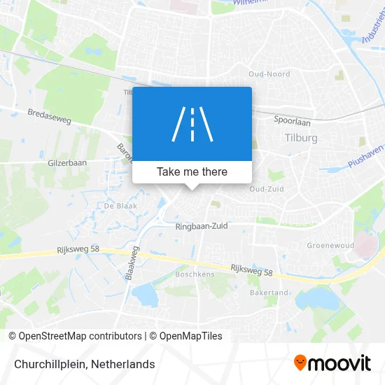 Churchillplein map