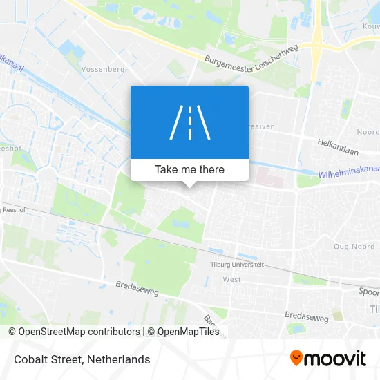 Kobaltstraat map