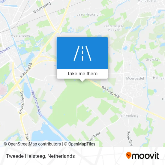 Tweede Heisteeg map