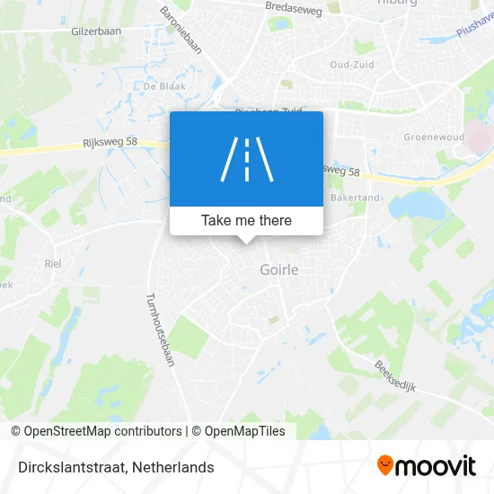 Dirckslantstraat map