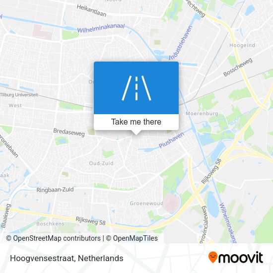 Hoogvensestraat map