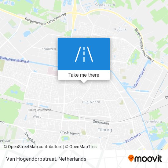 Van Hogendorpstraat map