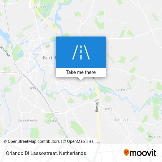 Orlando Di Lassostraat map