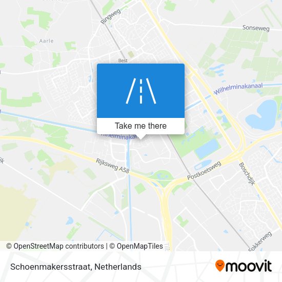Schoenmakersstraat map