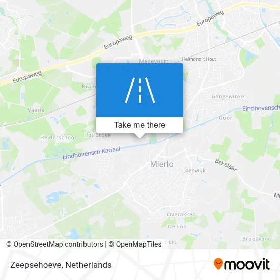 Zeepsehoeve map