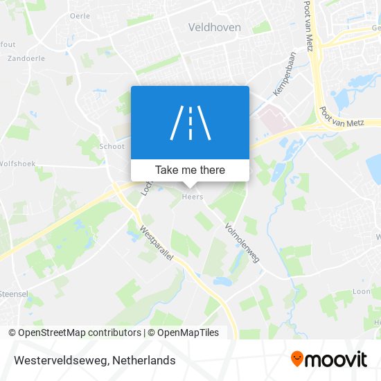 Westerveldseweg map