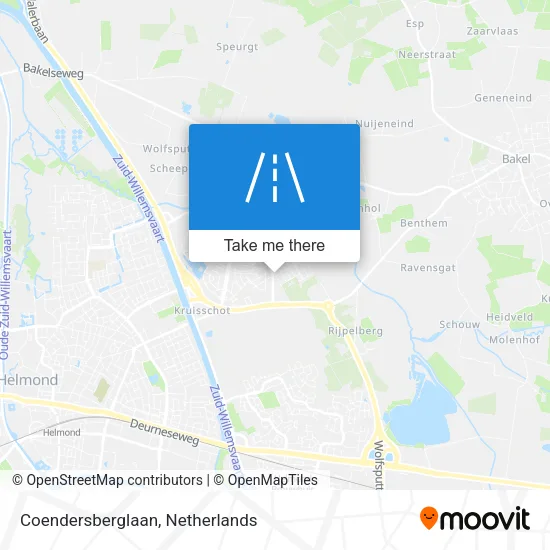 Coendersberglaan map