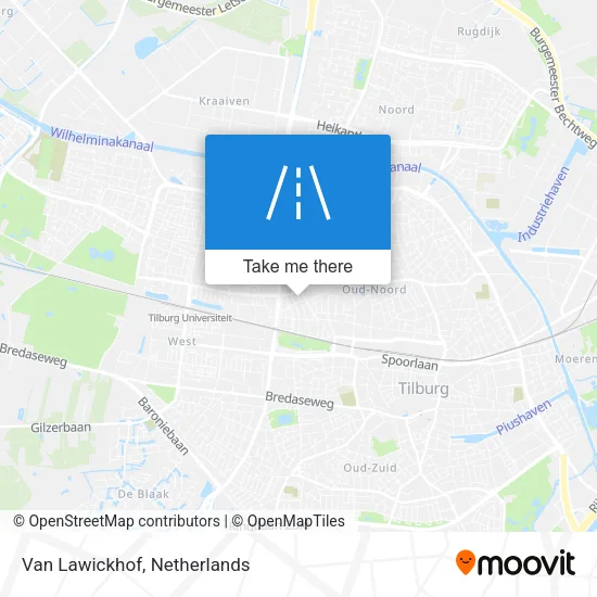 Van Lawickhof map