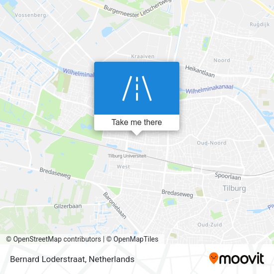 Bernard Loderstraat map