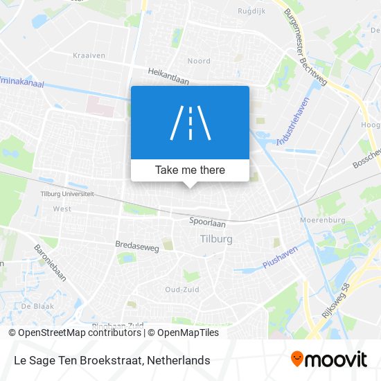 Le Sage Ten Broekstraat map