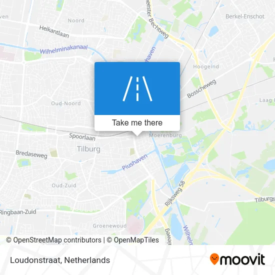 Loudonstraat map