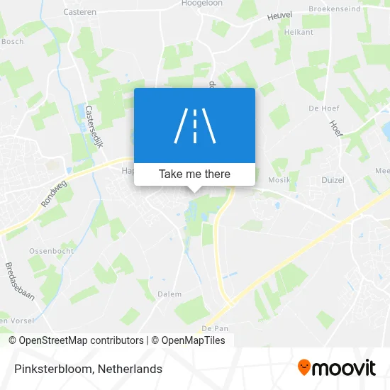 Pinksterbloem map