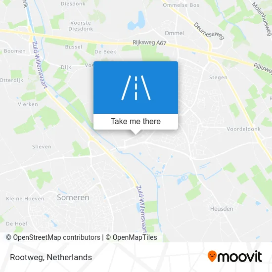 Rootweg map