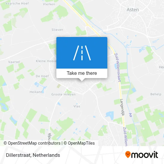 Dillerstraat map
