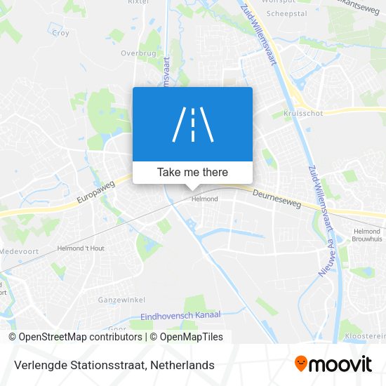 Verlengde Stationsstraat map