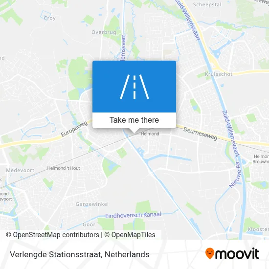 Verlengde Stationsstraat map