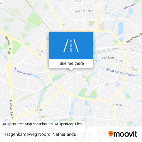 Hagenkampweg Noord map