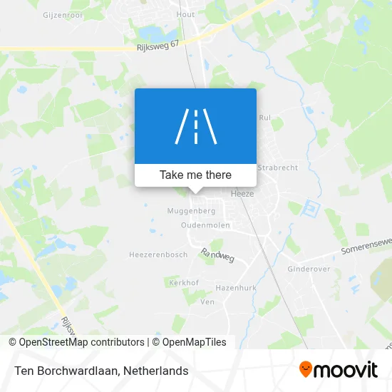 Ten Borchwardlaan map