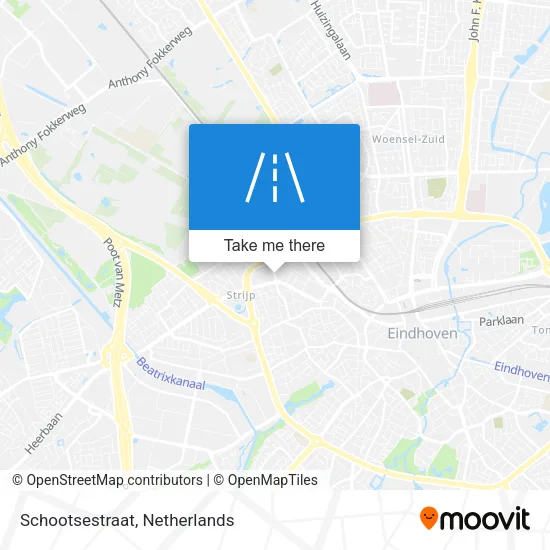 Schootsestraat map