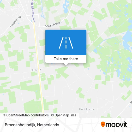 Broenenhoupdijk map